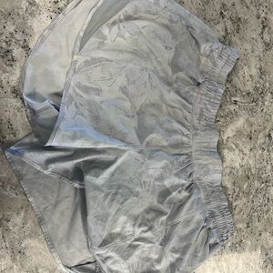 Lululemon Gray Patterned Athletic Shorts